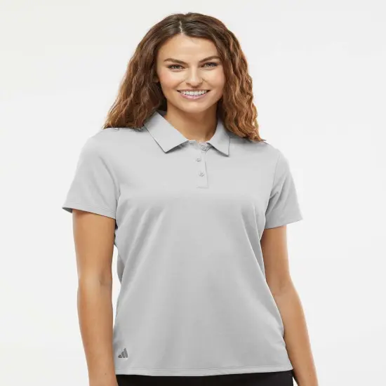 Adidas&reg; Women's Heathered Polo Collegiate navy mel {7}