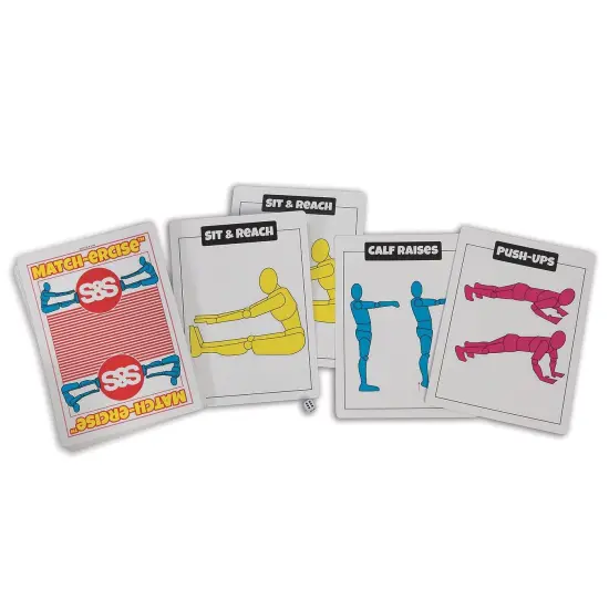 Jumbo Match-Ercise Game, 8.5&rdquo; x 11.75&rdquo; {3}