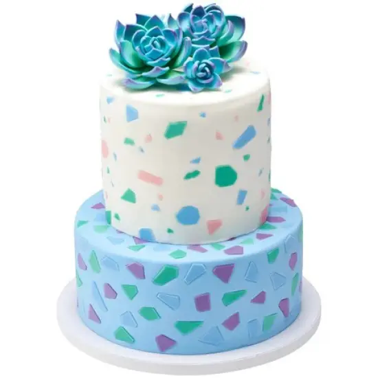 Purple Succulents Gum Paste Flowers {3}