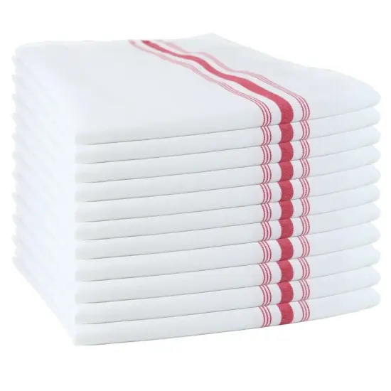 12 Pack Bistro Napkins Red {1}
