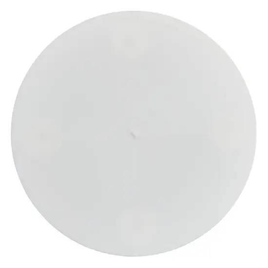 10" Round White Separator Plate {1}