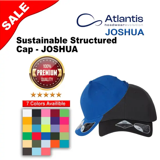 Atlantis Headwear&reg; Sustainable Structured Cap White {2}