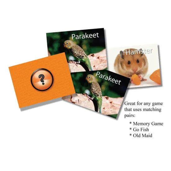 Pets Photographic Memory Matching Game, Pack of 3 {5}