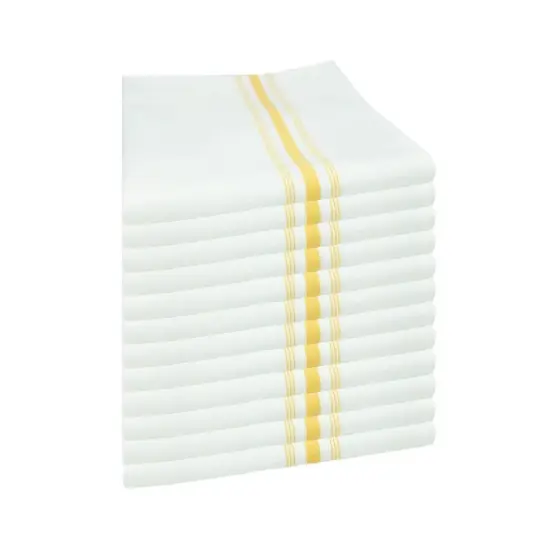 12 Pack Bistro Napkins Gold {1}