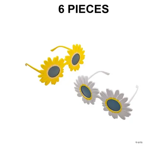 Sunflower & Daisy Sunglasses - 6 Pc. {1}