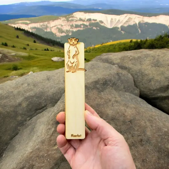 Bookmark - MeerKat - Birch wood {3}