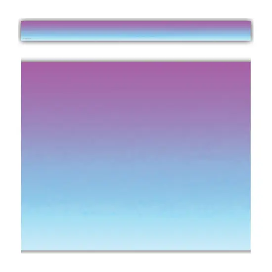 Purple and Blue Color Wash Straight Border Trim, 35 Feet Per Pack, 6 Packs {2}