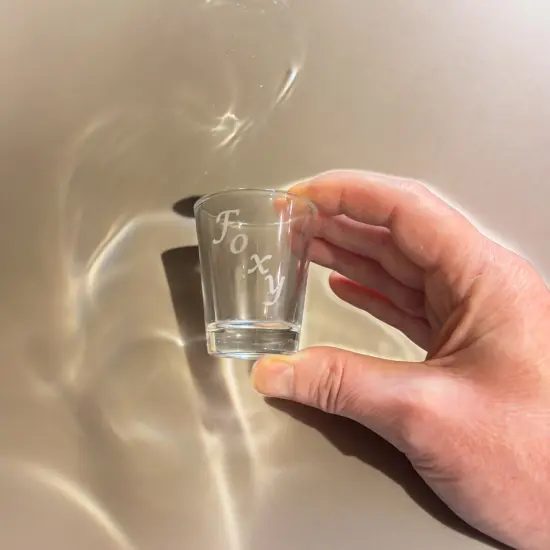 2oz Foxy Shot Glass {4}