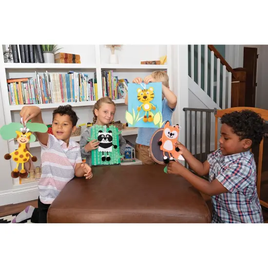 Felt Sewing Animal Kit, Giraffe, 6" x 11" x 0.75", 6 Kits {5}