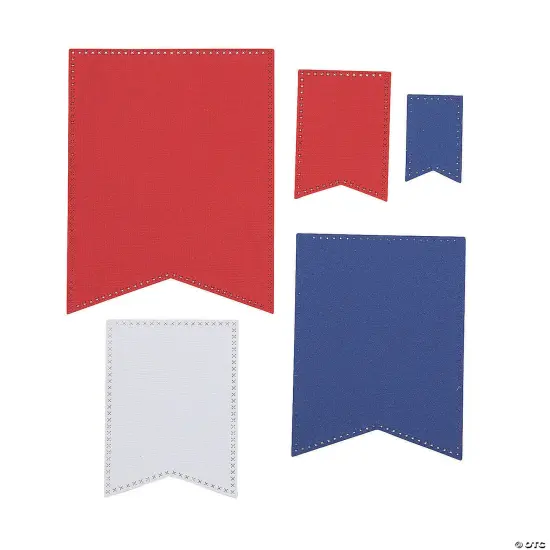 Pennant Cutting Dies - 5 Pc. {2}