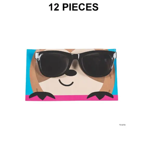 Party Animal Sunglasses with Card - 12 Pc. {1}