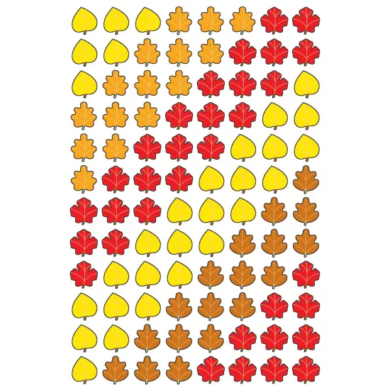 Autumn Leaves superShapes Stickers, 800 Per Pack, 6 Packs {4}