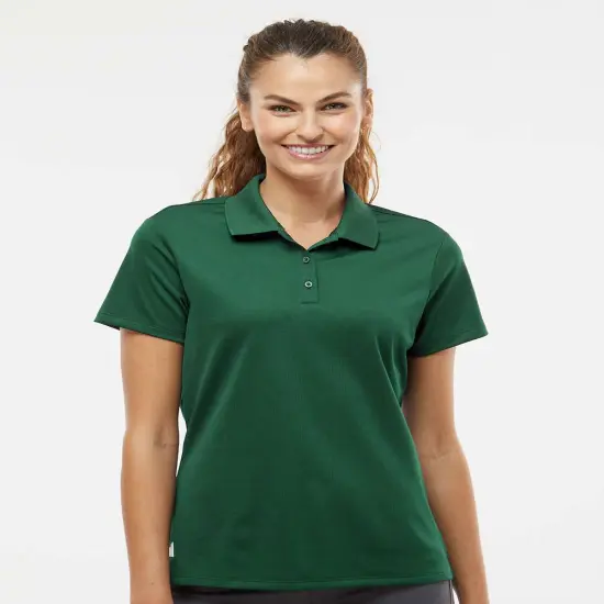 Adidas&reg; Women's Basic Sport Polo Black {5}