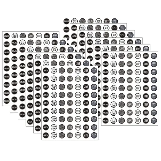 Modern Farmhouse Mini Stickers, 378 Per Pack, 12 Packs {1}