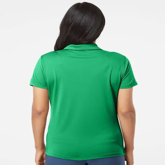 Adidas&reg; Women's Performance Collared Polo Collegiate green {6}