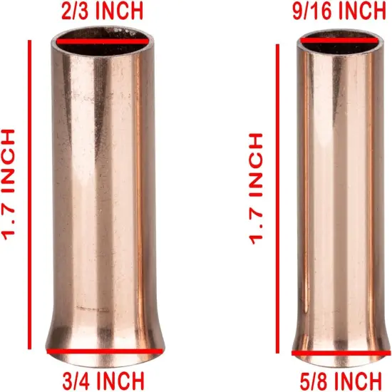 5 Pack Longer Pine Needle Coiling Tool, Gauge for Basket Making, Copper Pine Needle Gauge Guide for Basket Making Weaving(Copper) {3}