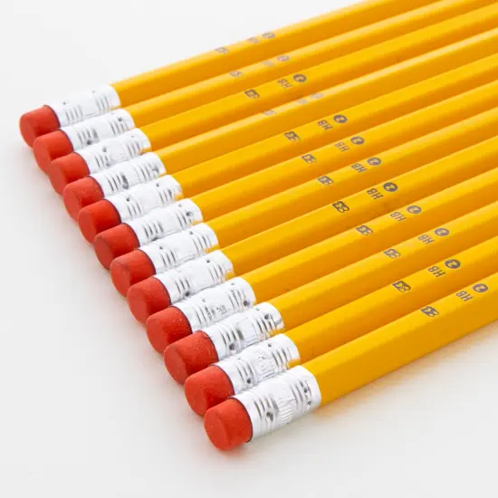 BAZIC Yellow Pencil #2 Pre-Sharpened (12/Pack) {4}