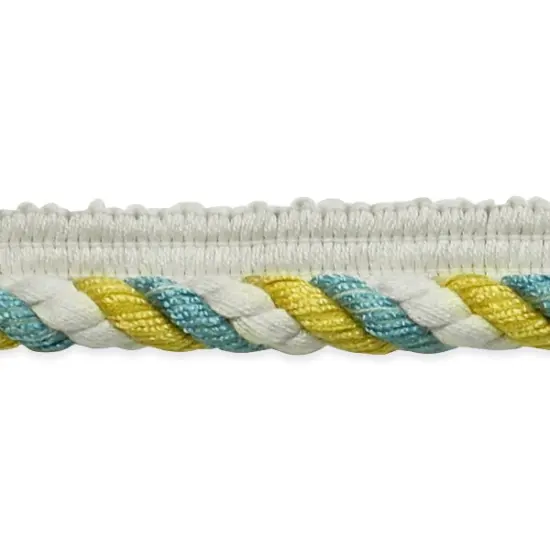 10 yards of Conso 1/2" Twisted Lip Cord Trim | 10 yard cut Blue Multi {1}