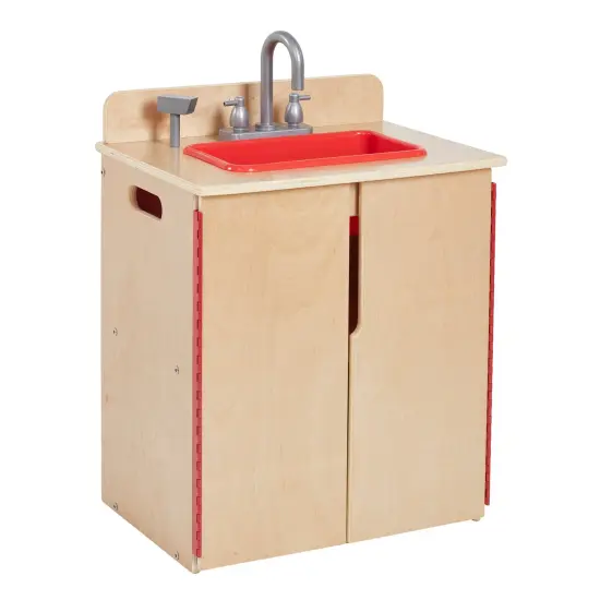 Play Kitchen Sink, Wooden Playset Natural {7}