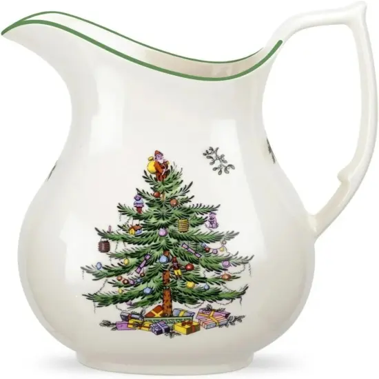Spode Christmas Tree Pitcher | Festive Serving Pitcher for the Holidays 49 Ounce {1}