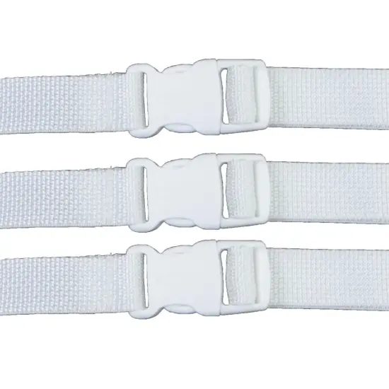 Junior Seat Replacement Belt for Toddler Table, Black, Pack of 3 {1}