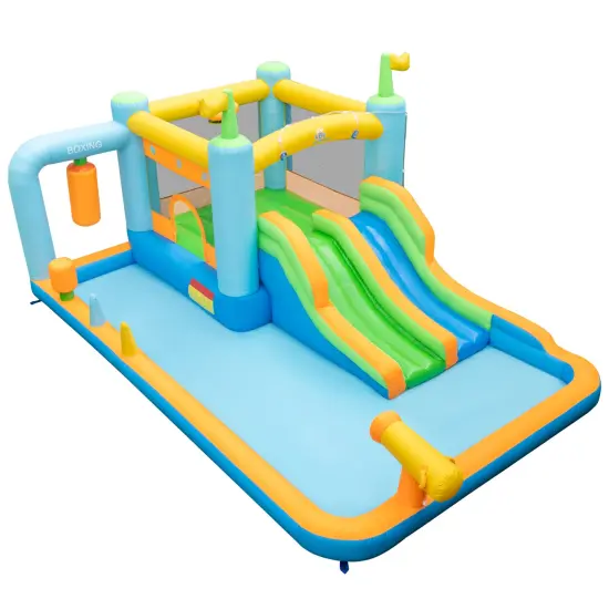 Giant Inflatable Water Slide For Kids Aged 3-10 Years (without Blower) {2}
