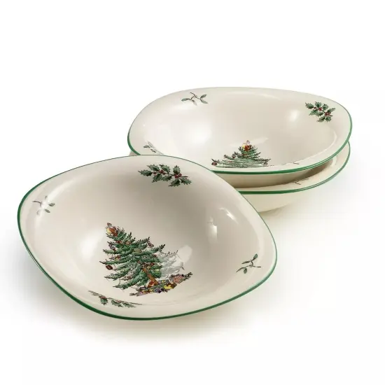 Spode Christmas Tree Dip Dishes, 5-inch, Set of 3, Made of Fine Earthenware {1}
