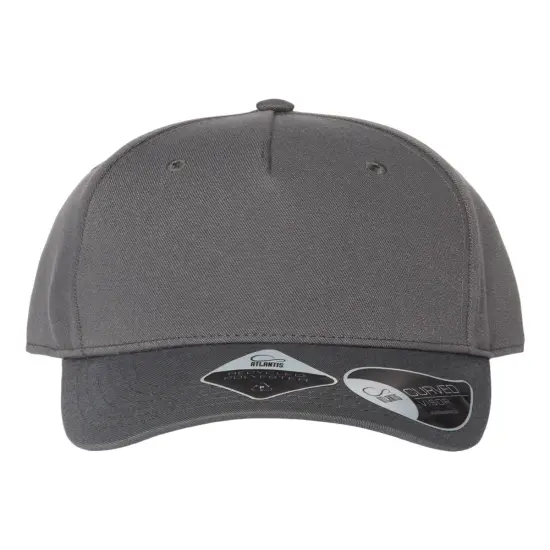 Atlantis Headwear&reg; Sustainable Five-Panel Cap Dark grey {1}