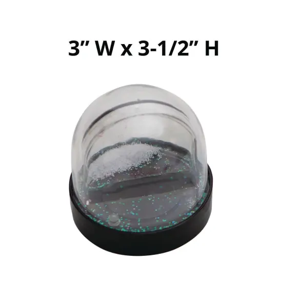 S&S Worldwide Color-Me Snow Globe Kit, Create Your Own Design on Incl. Insert, Fill, Shake & Enjoy the "Snow" Fall! DIY Craft For Kids & Adults, Ideas & How-To's Incl. Approx. 3&rdquo;W x 3-1/2&rdquo;H. Makes 12 {7}