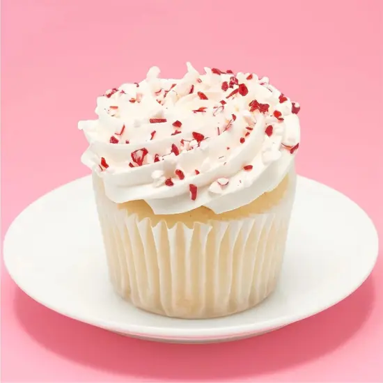 DecoPac Peppermint Crushed Candy Bits, Sugar Decorations For Cakes, Toppings, Cupcakes, and Drinks, Red and White, Mint Flavor, 16oz Pack {2}