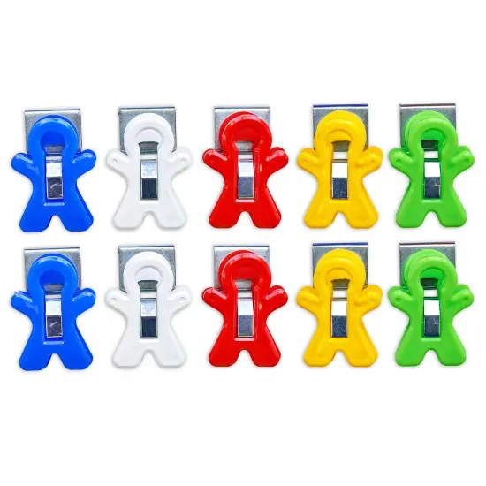 Magnet Man Magnetic Clip, Assorted Colors, 40-Piece Bucket {2}