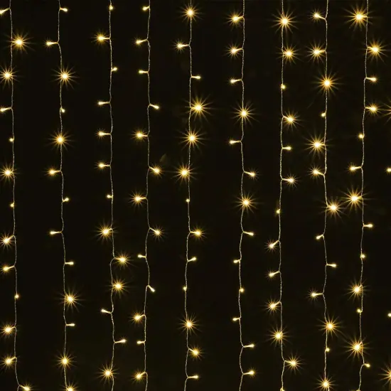 300 LED Solar Fairy String Curtain Light Wedding Garden Outdoor Waterproof Decor {4}