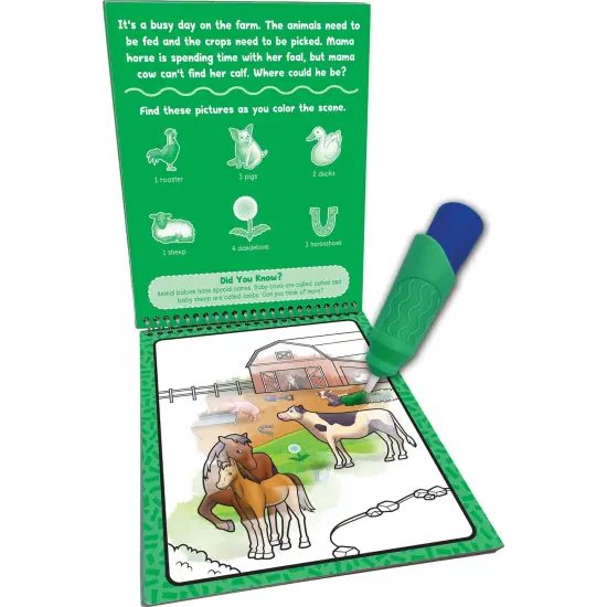 Awesome Animals Water Reveal Book, 6 Sets {6}