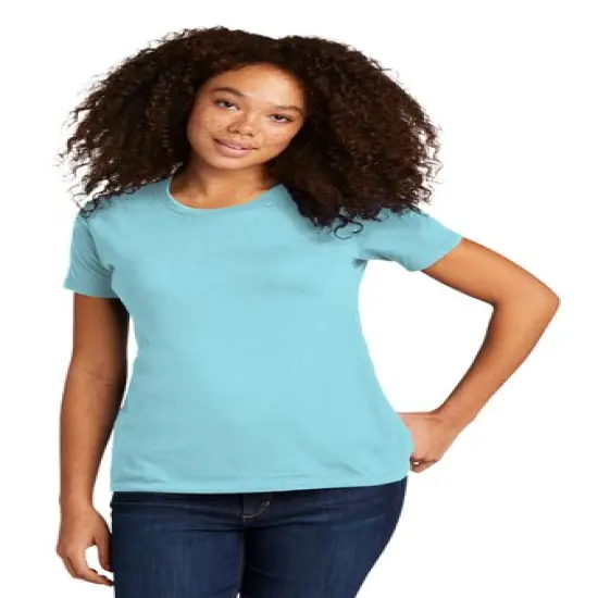 Next Level&reg; Women&rsquo;s Cotton Crewneck Short Sleeve Tee Turquoise {4}