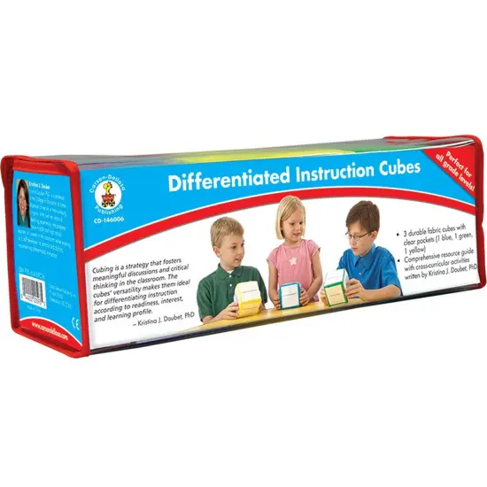 Differentiated Instruction Cubes Manipulative, Grade PK-5, Pack of 3 {1}