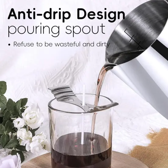 Candle Making Pouring Pot, 32Oz Stainless Steel Wax Melting Pot with Heat-Resistant Handle, Double Boiler Candle Making Pitcher with Dripless Pouring Spout Design {2}