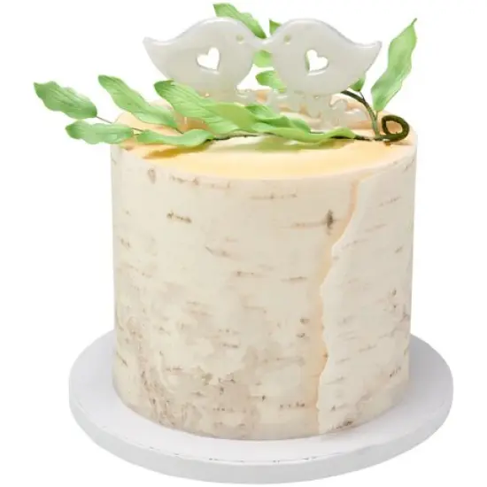 Green Leaf Stems Gum Paste Flowers 12 pieces {2}