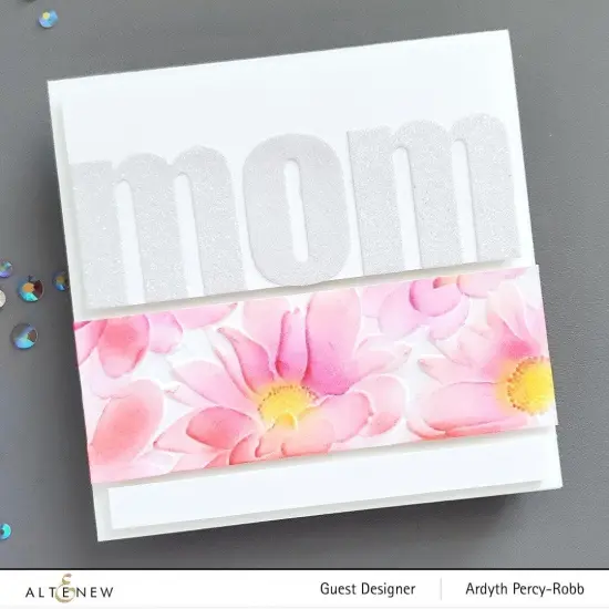 Daisy Bed 3D Embossing Folder {4}