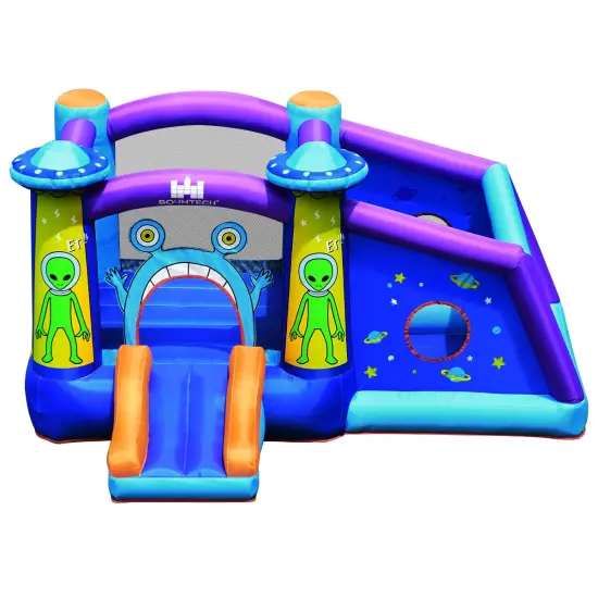 Castle Jumping Bouncer With Water Slide And 550w Blower {2}