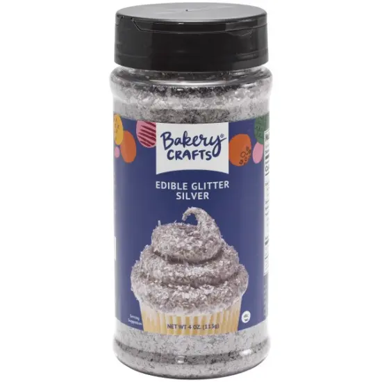 Silver Edible Glitter {1}