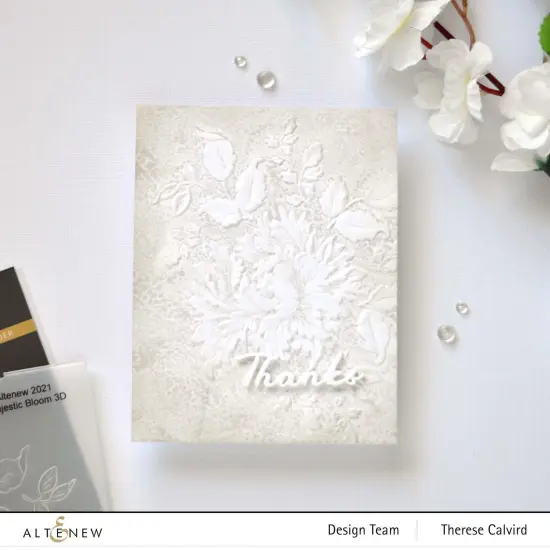 Majestic Bloom 3D Embossing Folder {4}