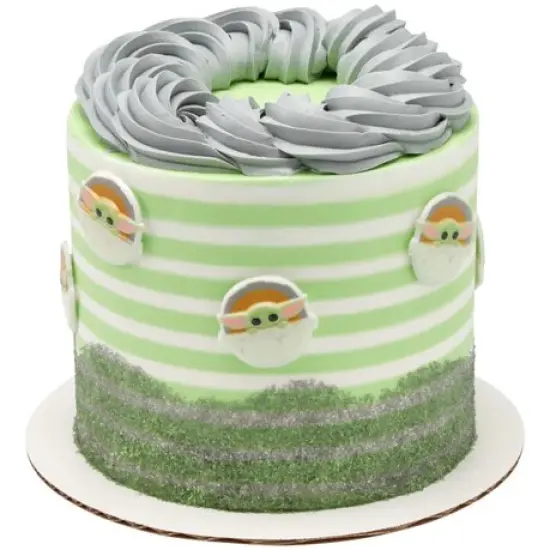 Star Wars Disney The Mandalorian The Child Baby Yoda Cupcake Cake Decorating Rings 12 set {3}