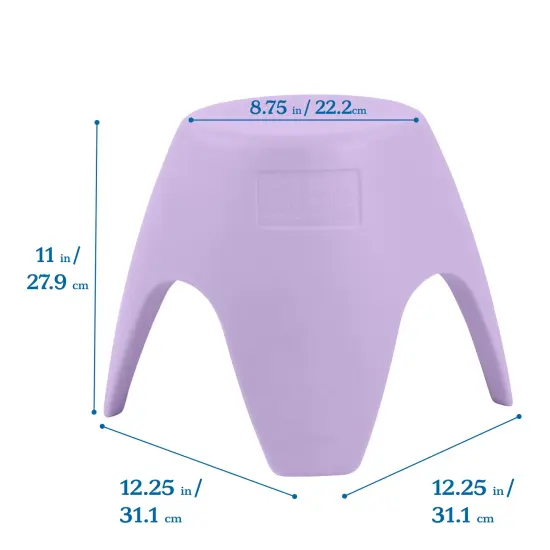 Ayana Stool Set, Flexible Seating, 4-Pack Light Purple {2}