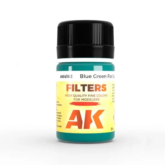 AK Interactive: Blue Green for Green Camo Filter (35ml Bottle) {1}
