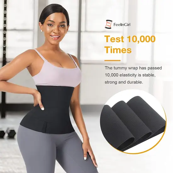 Waist Trainer for Women Bandage Wrap Sauna Belt Long Torso Tummy Wraps Belly Body Shaper Waist Trimmer Belt {6}