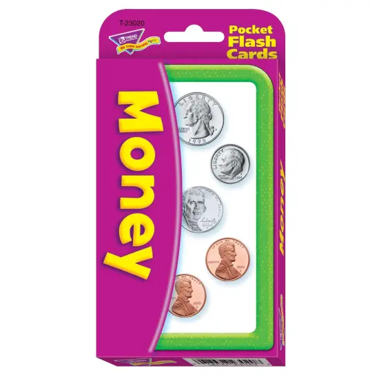 Money Pocket Flash Cards, 6 Packs {2}
