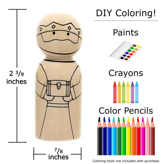 Christmas Nativity Peg Doll Set by Pegsies&trade; {4}