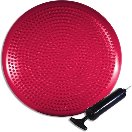 Sensory Builder Active Attention Chair Cushion for Wiggly Bottom Kids Seat, Red, 13" X 2.5 {4}