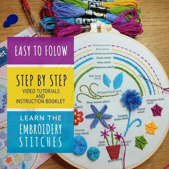 Embroidery Kit for Beginners Cross Stitch Kits for Beginners Needlepoint Kits for Adults Embroidery Kits for Adults Cross Stitch Kit Beginner Embroidery Kit for Adults Heart Stitch Dictionary {6}