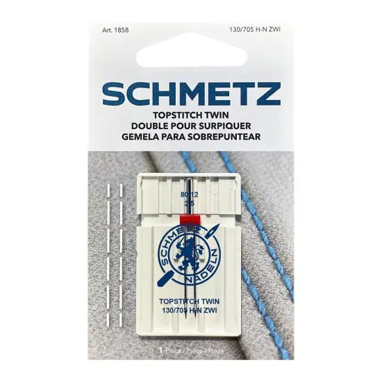 Schmetz Twin Topstitch Machine Needle-Size 2.5/80 {1}